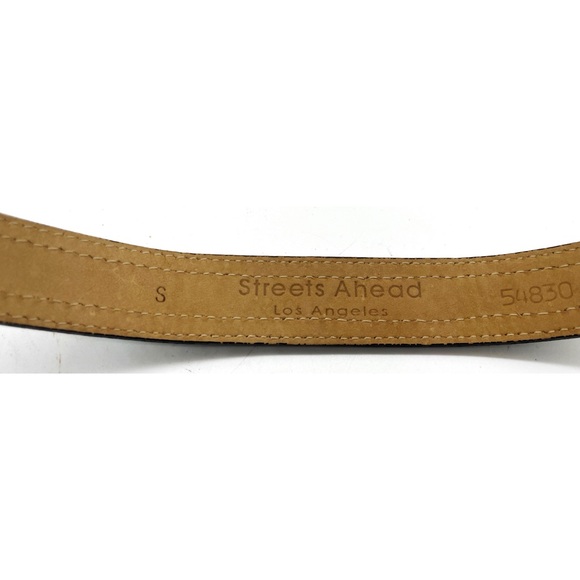 STREETS AHEAD Belt Turquoise & Orange Embellishments Native American Sz S Beads - Picture 7 of 7